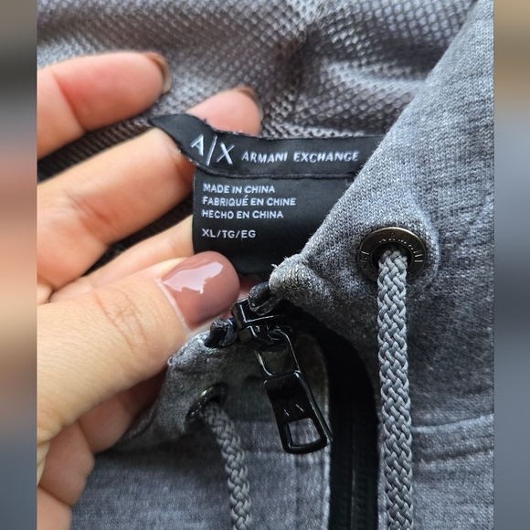 A | X Gray Hoodie Sweater - Picture 4 of 9